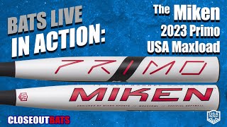 HITTING Miken Primo Maxload Slowpitch Bat USA MSA3PRML 2023 [upl. by Zins809]