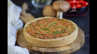 Quiche Poulet et champignons [upl. by Yelsehc]