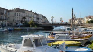 Le centre ville et les canaux de la ville de Sète [upl. by Eibo]