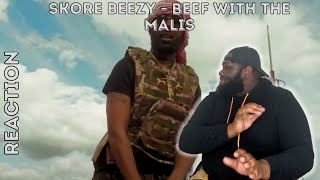 Skore Beezy  Beef With The Malis REACTION [upl. by Elyr]