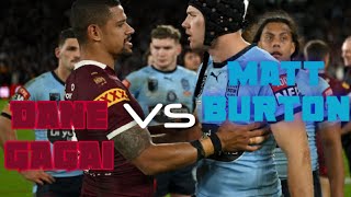 Dane Gagai vs Matt Burton  Origin Game 3  Decider 2022 [upl. by Richardo]