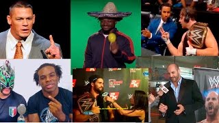 LUCHADORES DE WWE HABLANDO ESPAÑOL [upl. by Nired]