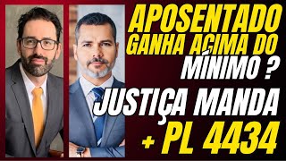 Ao Vivo 1230  Aposentado Acima do Mínimo Justiça Manda Pagar  PL 4434 [upl. by Odnumde]