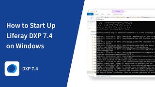 How to Start Up Liferay DXP 74 on Windows [upl. by Assirralc961]