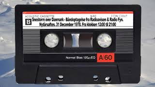 Århundredets Snestorm over Danmark  31 December 1978  Radioavisen amp Radio Fyn [upl. by Boak]