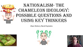 Nationalism Possible Questions and Using Key Thinkers [upl. by Arihsaj]