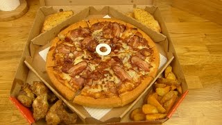 Pizza Hut  The Box Salami Pepperoni Bacon Pizza [upl. by Chin609]