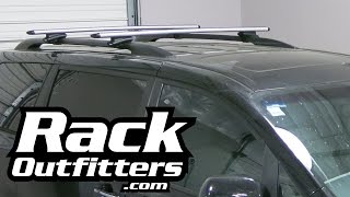 Toyota Sienna Thule Rapid Crossroad SILVER AeroBlade Roof Rack 0815 by Rack Outfitters [upl. by Aiam764]