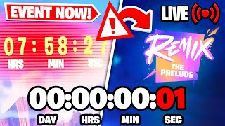 FORTNITE CHAPTER 2 REMIX EVENT COUNTDOWN LIVE🔴 247 amp Ingame Event Right Now [upl. by Kathryne822]