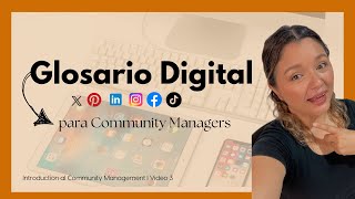 Glosario Digital para Community Managers Principiantes  Conceptos Básicos del Marketing Digital [upl. by Mauer662]