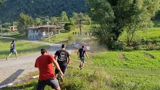 Crash Spettatore investito al 46° Rally 1000 Miglia [upl. by Niltiak]