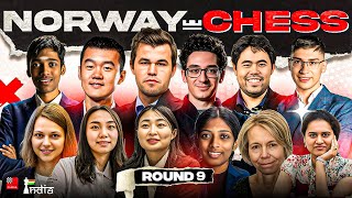 Norway Chess 2024 Round 9  ft Caruana vs Pragg Firouzja vs Carlsen Nakamura vs Ding Liren [upl. by Nedra]