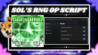 NEW Sols RNG Script PASTEBIN 2024 AUTOFARM AUTO CRAFT COLLECT POTIONS AUTO ROLL [upl. by Hester]