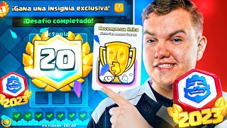 COMO GANAR EL DESAFÍO DE 20 VICTORIAS EN CLASH ROYALE [upl. by Llevram]