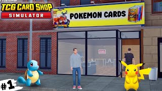 I OPENED MY OWN POKEMON CARD SHOP 🤩  TCG CARD SHOP SIMULATOR Gameplay in Hindi  1 [upl. by Neda386]