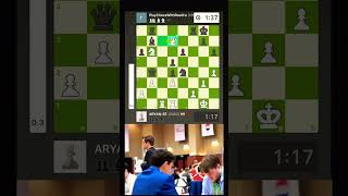 Knight Sacrifice by Engine chess chessstrategies chesstactics livechess gaming chessgame [upl. by Ohaus]