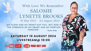 The Funeral Service of Salomie Brooks LIVE from Bethelsdorp UCC [upl. by Forta]