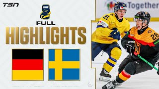 Sweden vs Germany FULL HIGHLIGHTS  2024 World Junior Championship [upl. by Eidnarb]