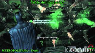 Batman Arkham City ITA Sfide dellEnigmista Metropolitana [upl. by Carilla791]