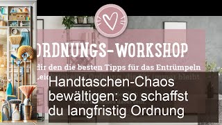 Handtasche organisieren und reinigen Unsere TopTipps Cleanipedia DE Cleanipedia Cleanipedia [upl. by Gadmon739]