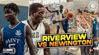 Newington v Riverview in HUGE Sydney Private School Hoops  Newington v Riverview [upl. by Hnamik]