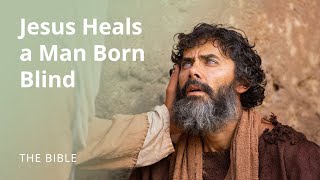 John 9  Jesus Heals a Man Born Blind  The Bible [upl. by Brietta366]