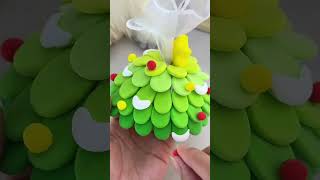 Handmade simple and easy Christmas wind chimesdiy handmade gift craft christmas shorts clay [upl. by Canon716]