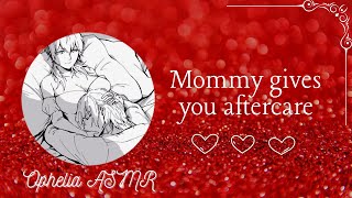 Mommy gives you aftercare F4A ASMR Mommy voice Gentle reassurance Comfort￼ Rain sounds [upl. by Enined]