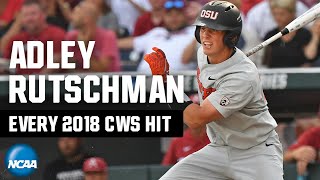 Adley Rutschman All 17 CWS record hits in 2018 [upl. by Adia]