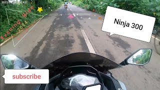 Sunday Evening Ride Ninja 300 With Acrophobic Exhaust [upl. by Ecikram319]