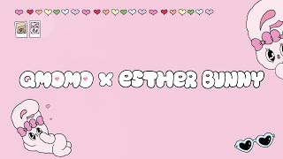 跨界聯名｜Qmomo x Esther Bunny💕軟萌居家睡衣系列 2月22日可愛風暴來襲🐰 [upl. by Kauppi416]