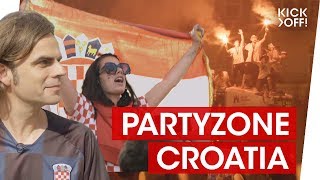 My World Cup 2018 Party with Croatia Fans in Zagreb [upl. by Steinway]