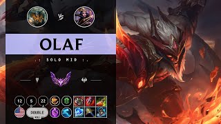 Olaf Mid vs LeBlanc  NA Master Patch 1411 [upl. by Hart540]