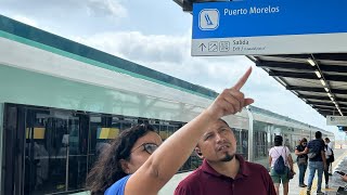 Riding the New Maya Train Puerto Morelos to Playa del Carmen Adventure [upl. by Aldin]