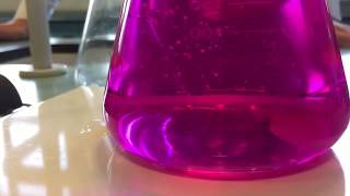 NaOH in HCL wPhenolphthalein indicator [upl. by Ginzburg52]