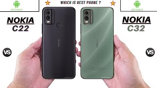 Nokia C22 Vs Nokia C32 🔥🔥🔥 [upl. by Nohsauq]