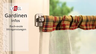 Gardinen mit Vitragenstangen ohne Bohren am Fenster anbringen [upl. by Anaihk]