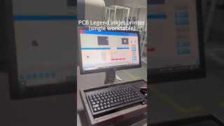 FR4Metal PCB Legend inkjet printer with single worktable [upl. by Niwrek]