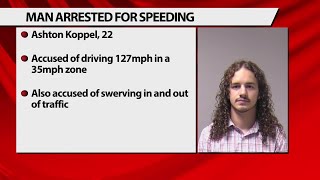 Louisville man charged with speeding 90 mph above speed limit reckless driving [upl. by Goldia]