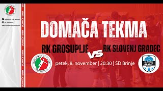 POKAL SLOVENIJE  MOŠKI 2425 RK GROSUPLJE  RK SLOVENJ GRADEC [upl. by Ruenhcs565]