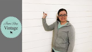 Sharpie Shiplap DIY [upl. by Anirehc]