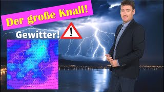 Vorwarnung Nächste Woche Gewitter und Unwetter Die Wetterlage kipptetwas Bis dahin Hochsommer [upl. by Nevad369]