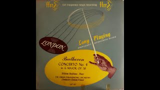 Beethoven  Piano Concerto No 4  Backhaus Krauss Vienna Philharmonic circa 1950 Complete LP [upl. by Gonzalo]