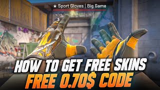 HOW TO GET FREE CS2 SKINS 2024  FREE 070 PROMO CODE  CS2 CASE OPENING 2024 [upl. by Alegnatal]