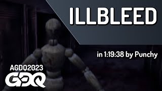 Illbleed by Punchy in 11938  Awesome Games Done Quick 2023 [upl. by Euqor]