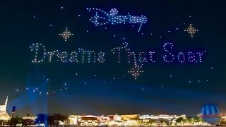 Disneys Drone Show quotDreams That Soarquot at Disney Springs 2024 [upl. by Alamaj]