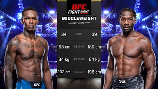 Israel Adesanya vs Jared Cannonier Full Fight  UFC 5 Fight Night [upl. by Arnaldo]