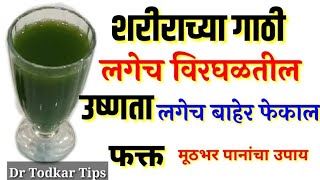 शरीराच्या गाठी लगेच विरघळतील  उष्णता लगेच बाहेर  डॉ स्वागत तोडकर उपाय  Dr swagat todkar upay [upl. by Justino]