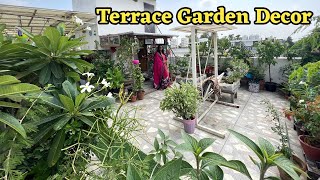 Terrace Garden Decoration 10 Easy Rooftop Terrace Garden Ideas [upl. by Adnarrim]