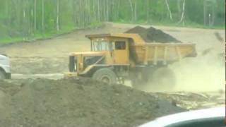 Old Rock Truck Hauling Fill [upl. by Jenni]